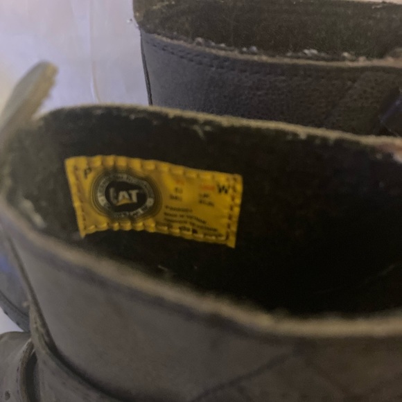 CAT Caterpillar Brown P309001 Kearny Leather Ankle Boots Women’s Sz 7.5 EUC - Picture 3 of 5